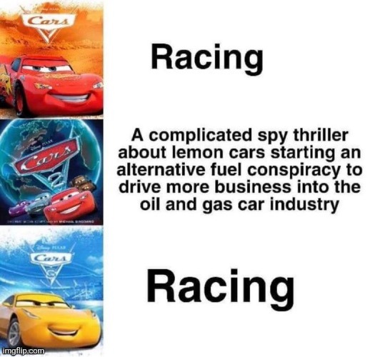 Racing | made w/ Imgflip meme maker