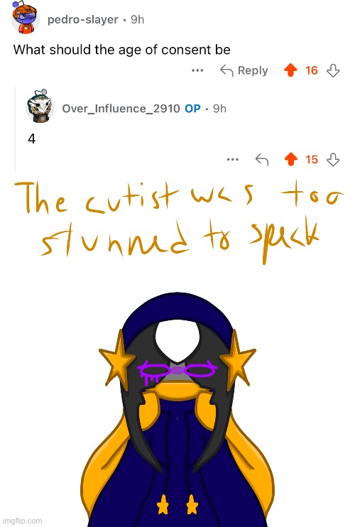 Reddit be wildin | image tagged in cosmo the autist was too stunned to speak | made w/ Imgflip meme maker