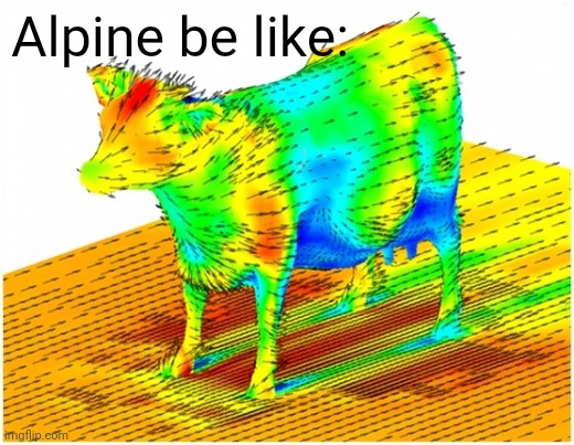 Alpine be like: | image tagged in formula 1,car,cow | made w/ Imgflip meme maker