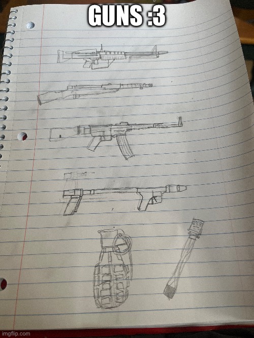 GUNS :3 | made w/ Imgflip meme maker