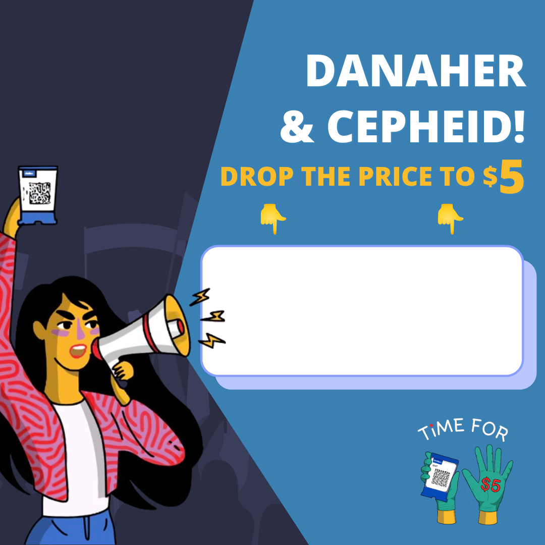 Danaher & Cepheid, drop the price! Blank Meme Template