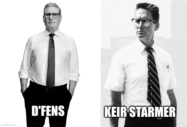 Keir Starmer D'Fens | KEIR STARMER; D'FENS | made w/ Imgflip meme maker
