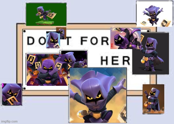 She's my favourite troop gotta be honest | image tagged in do it for her,headhunter,clash of clans | made w/ Imgflip meme maker