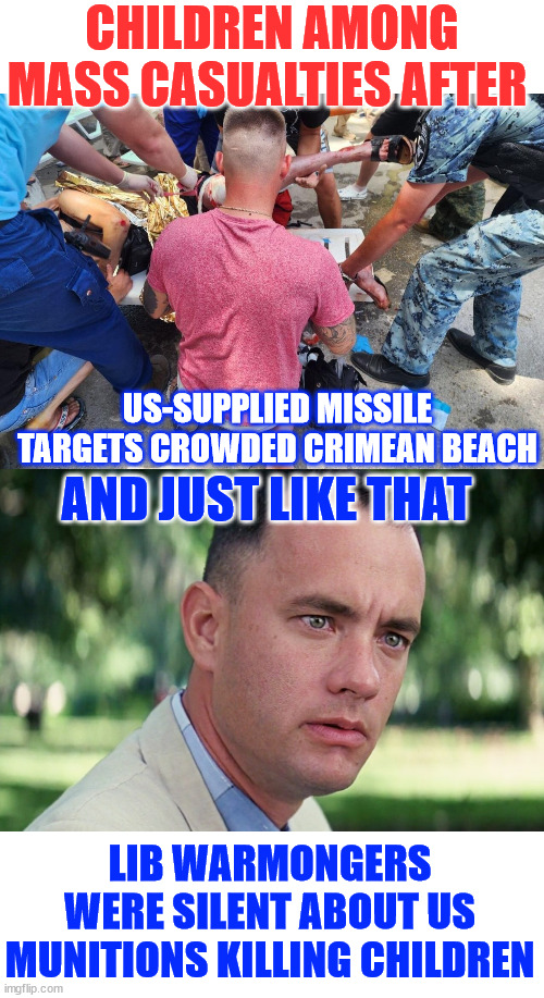And they mocked people saying Biden is going to start WWIII...  All I can say is Buckle up... | CHILDREN AMONG MASS CASUALTIES AFTER; US-SUPPLIED MISSILE TARGETS CROWDED CRIMEAN BEACH; AND JUST LIKE THAT; LIB WARMONGERS WERE SILENT ABOUT US MUNITIONS KILLING CHILDREN | image tagged in memes,get ready,biden,starting wwiii | made w/ Imgflip meme maker