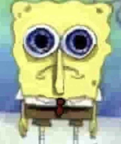 Traumatized spunch bop Blank Meme Template