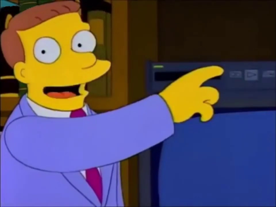 High Quality Lionel Hutz VCR Blank Meme Template