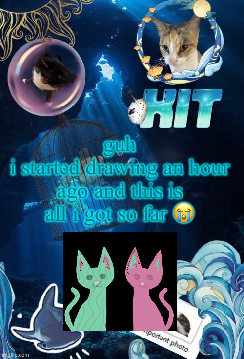 someone pls understand the ear thingys :pensinve: | guh
i started drawing an hour ago and this is all i got so far 😭 | image tagged in silly announcement template by asriel | made w/ Imgflip meme maker
