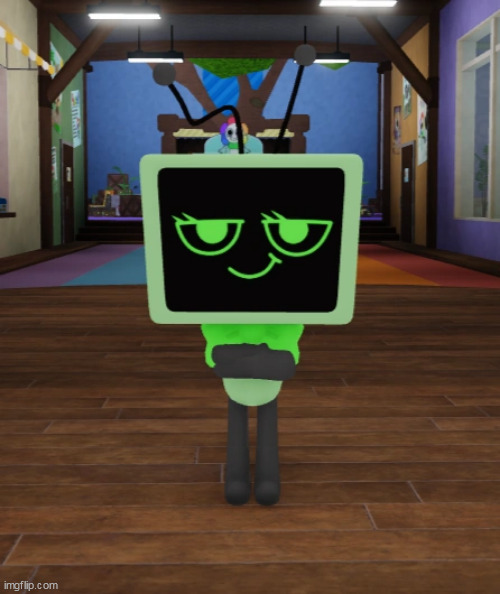 vee from roblox dandys world looks like data lmfao | made w/ Imgflip meme maker