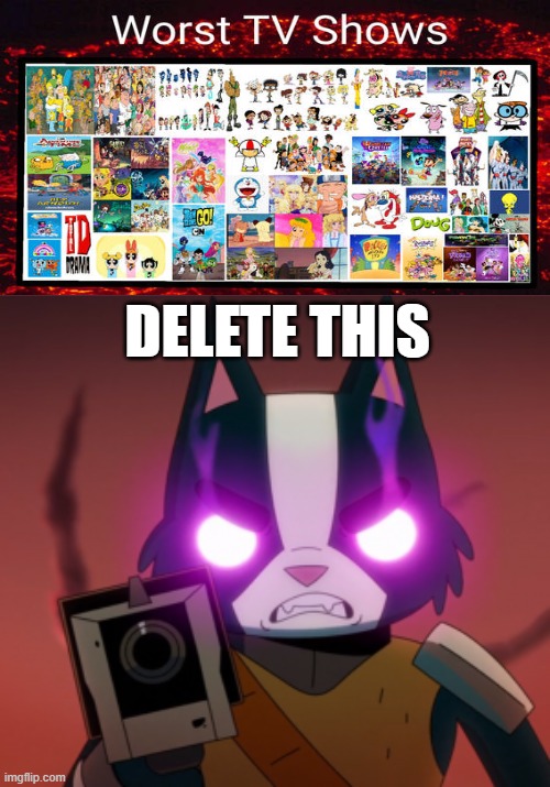 Avocato Says Delete This To besttoonever4 Art | DELETE THIS | image tagged in anti besttoonever4 | made w/ Imgflip meme maker