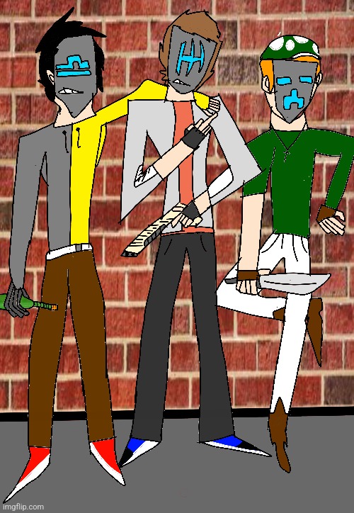 The masked gang -Libra, Xetra, Yoshi- | made w/ Imgflip meme maker