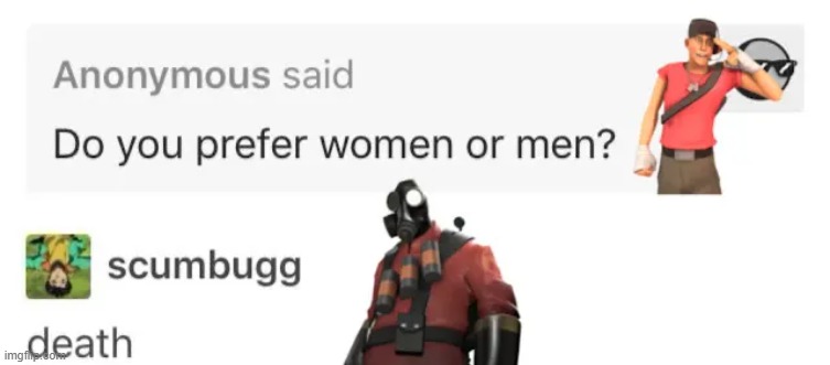 image tagged in team,tf2,pyro | made w/ Imgflip meme maker