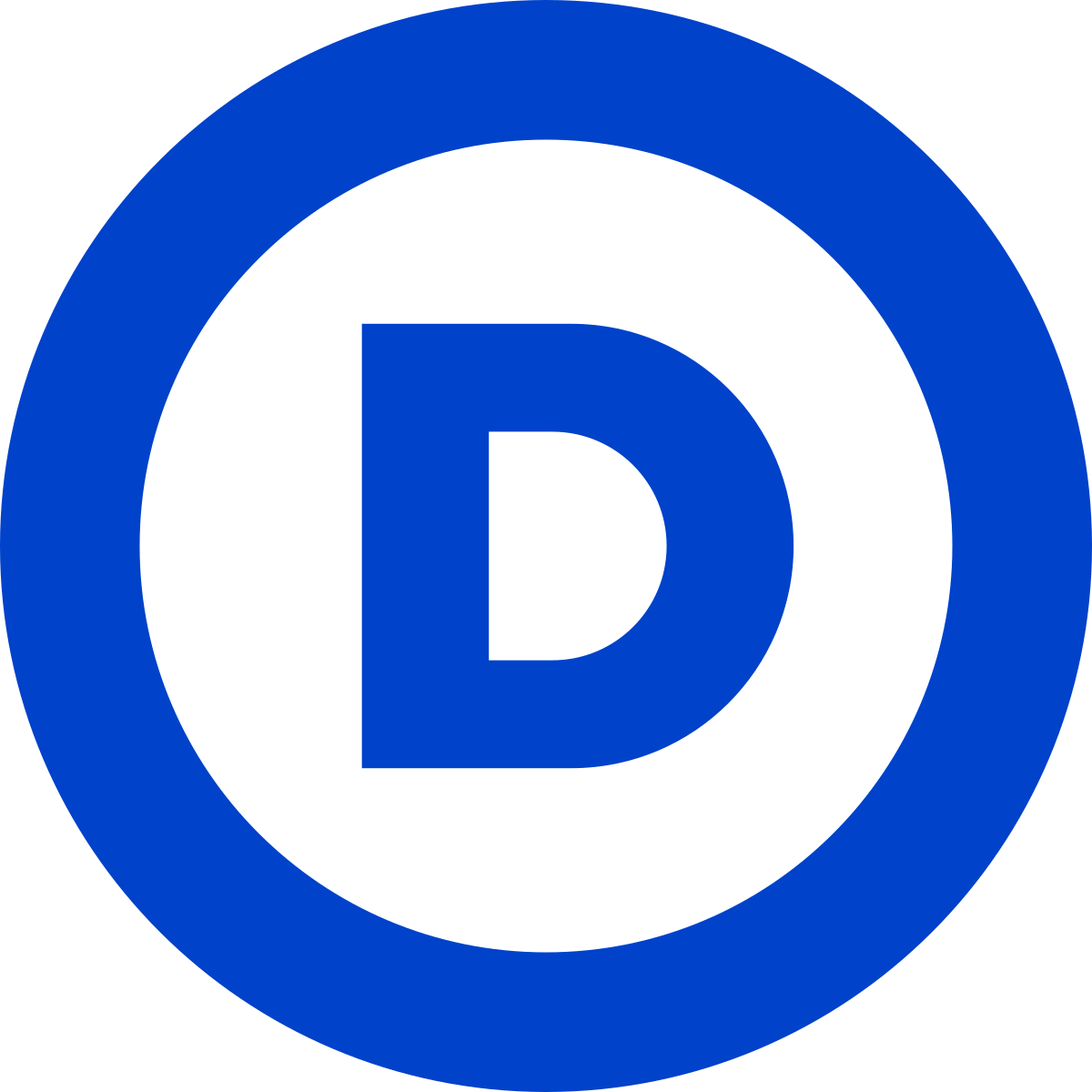 Democratic party logo Blank Meme Template