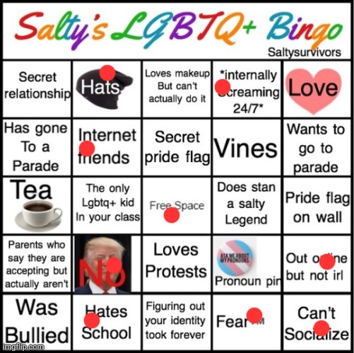 The Pride Bingo | image tagged in the pride bingo | made w/ Imgflip meme maker