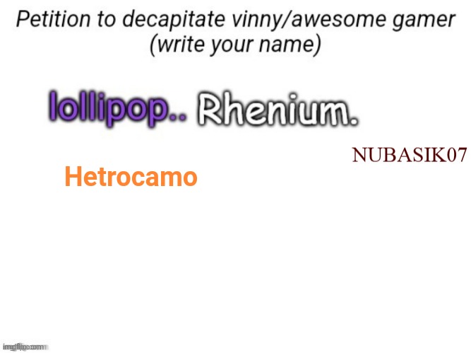 Hetrocamo | made w/ Imgflip meme maker