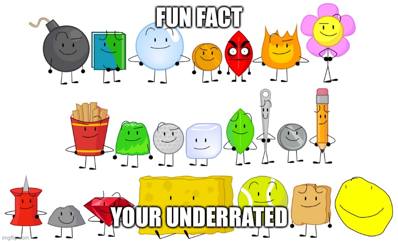 FUN FACT YOUR UNDERRATED | made w/ Imgflip meme maker