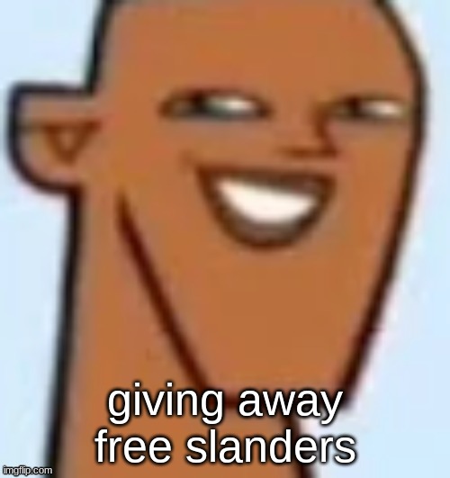 justin | giving away free slanders | image tagged in justin | made w/ Imgflip meme maker