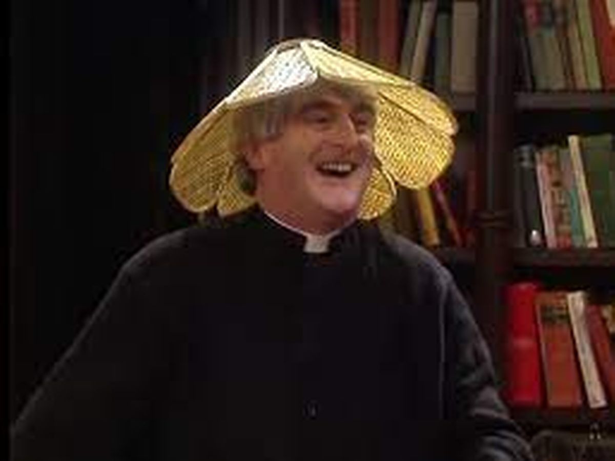 Father ted Racist episode Blank Meme Template