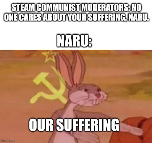 Image tagged in blank white template,bugs bunny communist