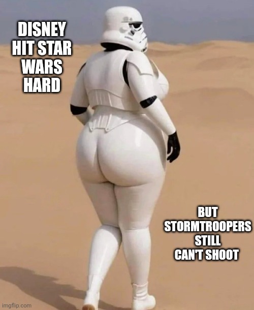 Death Star Diversity | DISNEY HIT STAR WARS HARD; BUT STORMTROOPERS STILL CAN'T SHOOT | image tagged in star wars,well yes but actually no,what the hell happened here,woke joke,not funny | made w/ Imgflip meme maker
