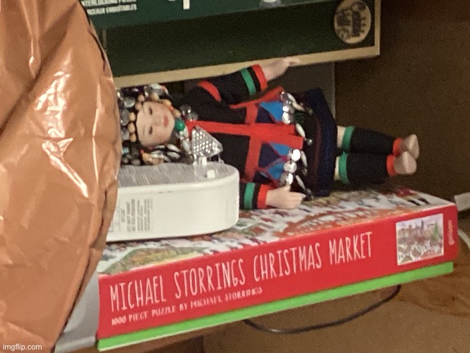 Creepy ass doll I found in the basement…. | made w/ Imgflip meme maker