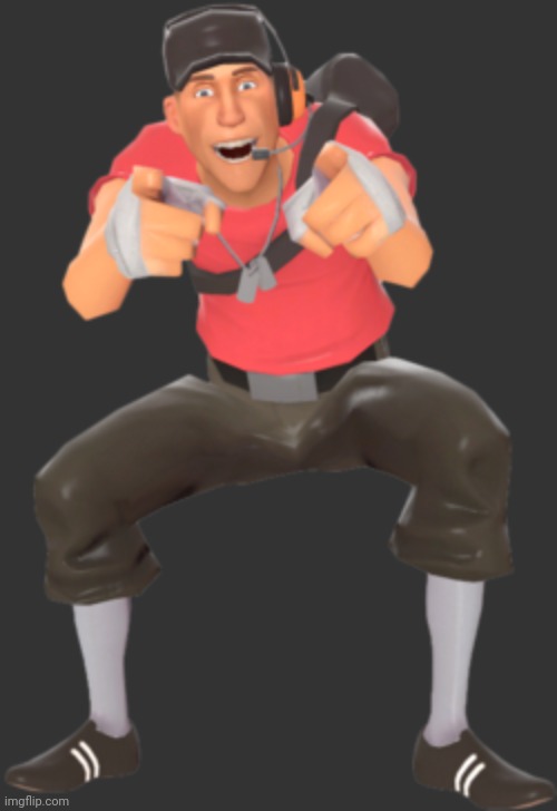 Scout laughing | image tagged in scout laughing | made w/ Imgflip meme maker