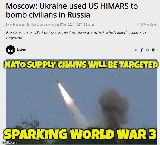 Nato pushing for world war! We are the carbon they want to reduce | NATO SUPPLY CHAINS WILL BE TARGETED; SPARKING WORLD WAR 3 | image tagged in nato,russia,us government,world war 3,government corruption,carbon footprint | made w/ Imgflip meme maker