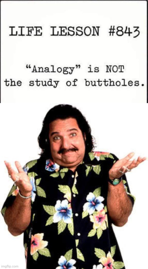 Analogy definition | image tagged in ron jeremy,definition | made w/ Imgflip meme maker