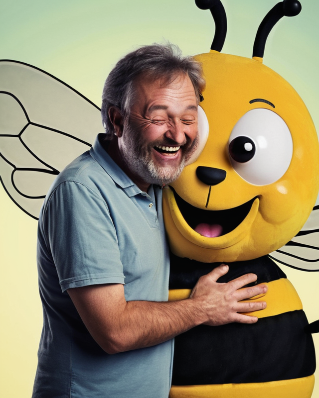Hug Bee Blank Meme Template