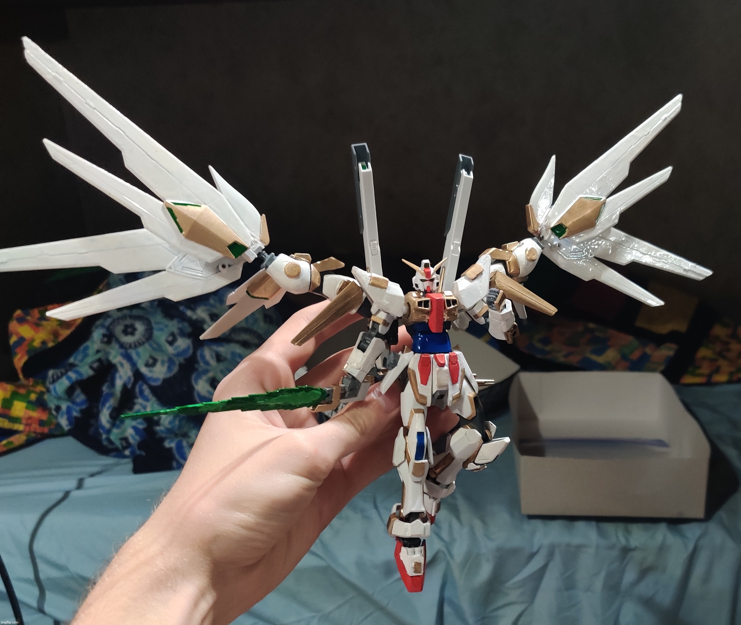 My new longest custom, it took a grand total of 11 days not counting the break I took for IRL stuff. Gundam Raito Senshi | made w/ Imgflip meme maker