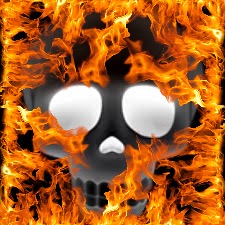 Flaming Shadow Skull | made w/ Imgflip meme maker