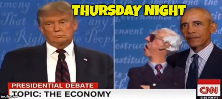Debate Prep for Obama's puppet Joe Biden | THURSDAY NIGHT | image tagged in gifs,democrats,biden,presidential debate,incompetence | made w/ Imgflip meme maker