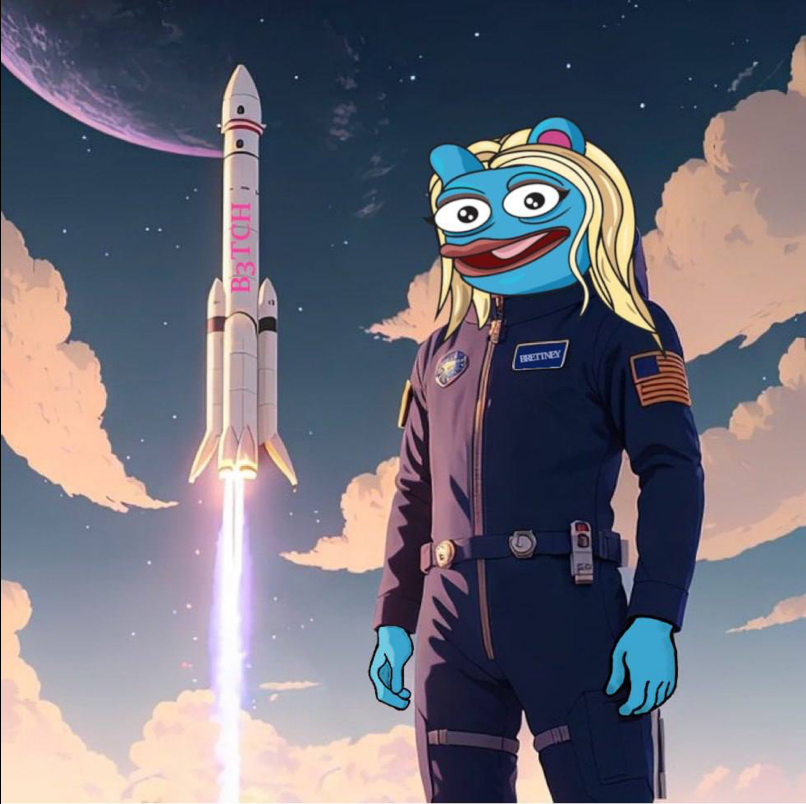 Brettney Astronaut Blank Meme Template
