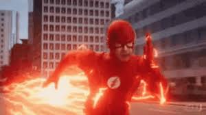 The flash running Blank Meme Template