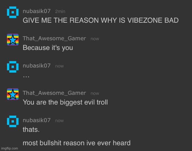 made w/ Imgflip meme maker