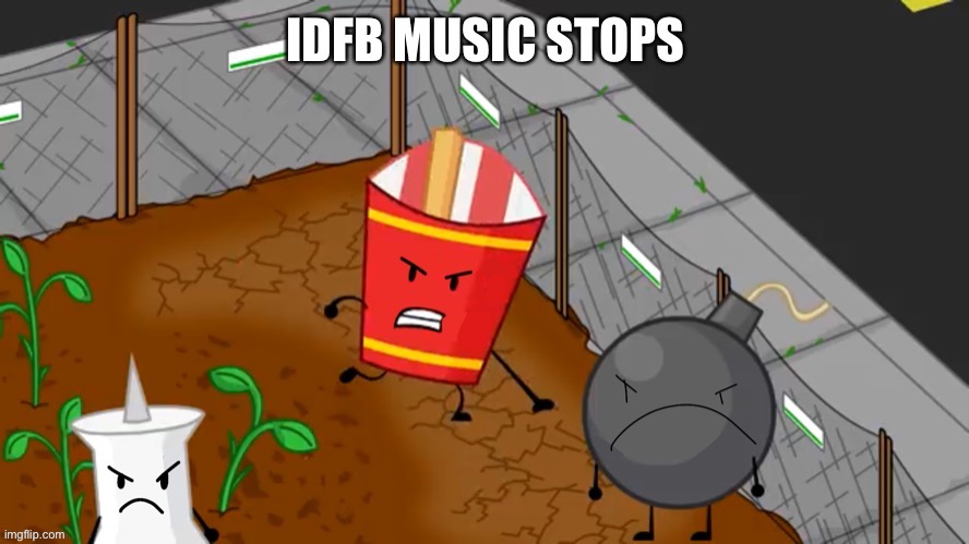 image tagged in idfb music stops | made w/ Imgflip meme maker