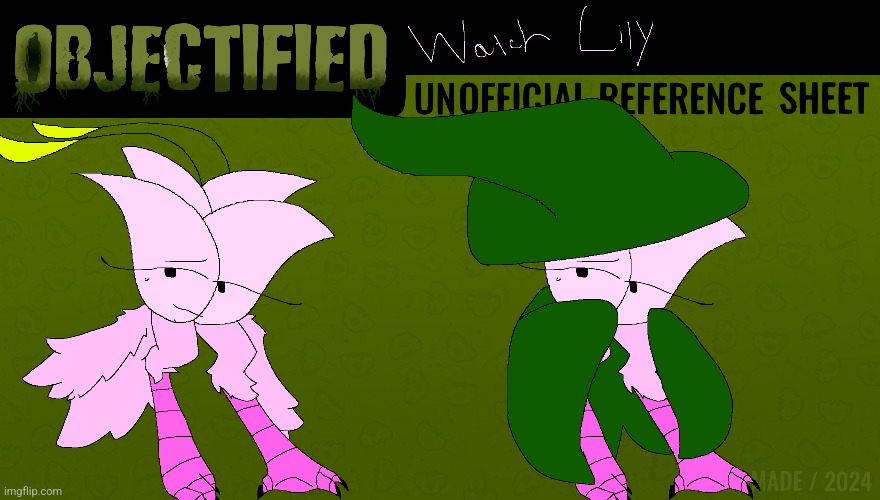 my friend's silly osc oc water lily | image tagged in osc | made w/ Imgflip meme maker