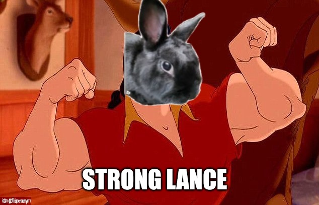 Gaston Strong Man Like Me | STRONG LANCE | image tagged in gaston strong man like me | made w/ Imgflip meme maker