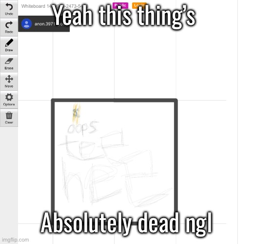 Yeah this thing’s; Absolutely dead ngl | made w/ Imgflip meme maker