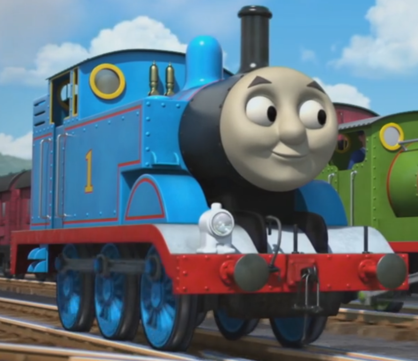 Thomas the Tank Peepin Blank Meme Template