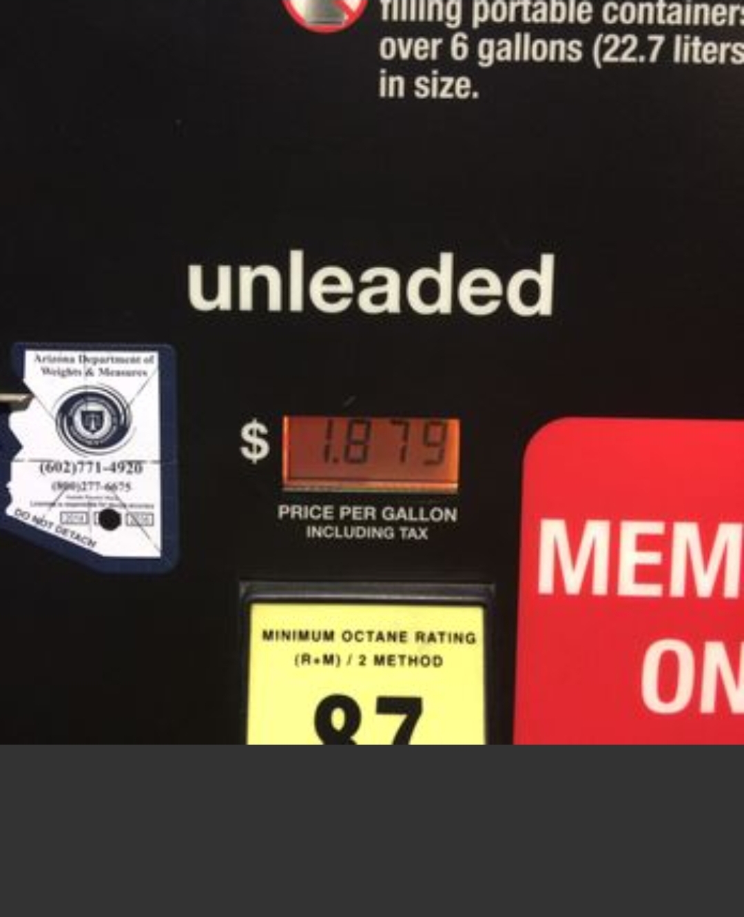 Gas price 11/03/2020 Blank Meme Template