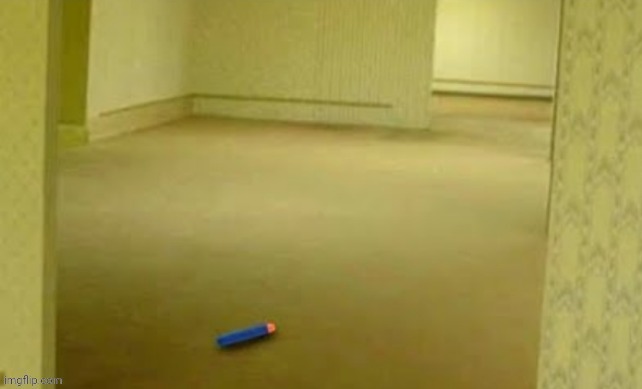 Nerf dart in the backrooms | image tagged in nerf dart in the backrooms | made w/ Imgflip meme maker