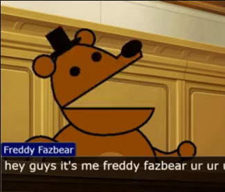 hey guys it's me freddy fazbear ur ur ur Blank Meme Template