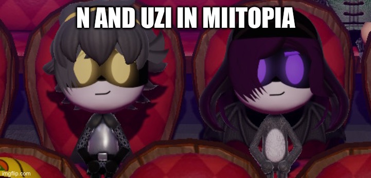 Idk want to show some murder drones miis I found | N AND UZI IN MIITOPIA | image tagged in mii,murder drones | made w/ Imgflip meme maker