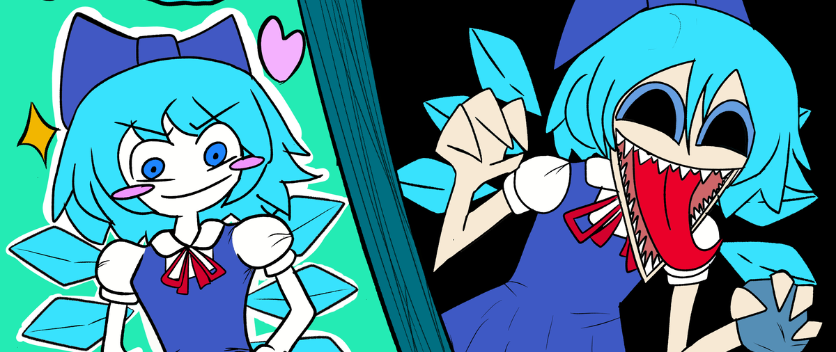 N-WORD CIRNO Blank Meme Template