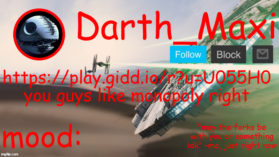 https://play.gidd.io/r?u=U055H0 | https://play.gidd.io/r?u=U055H0
you guys like monopoly right | image tagged in huh | made w/ Imgflip meme maker