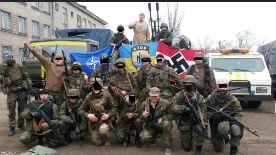 Ukrainian fascists | image tagged in ukrainian fascists | made w/ Imgflip meme maker