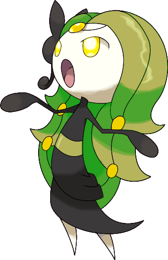 High Quality Shiny Meloetta (Classic Form) Blank Meme Template