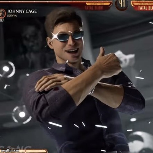 Johnny Cage | image tagged in johnny cage | made w/ Imgflip meme maker