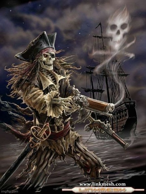 Pirate Skeleton | image tagged in pirate skeleton | made w/ Imgflip meme maker