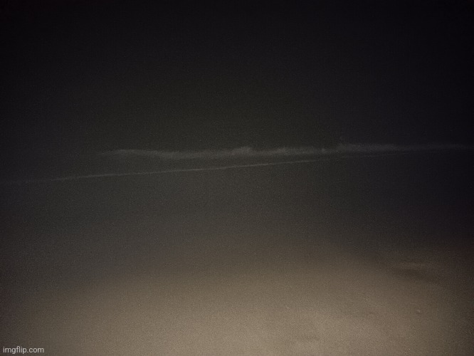 the beach at night, alone | made w/ Imgflip meme maker
